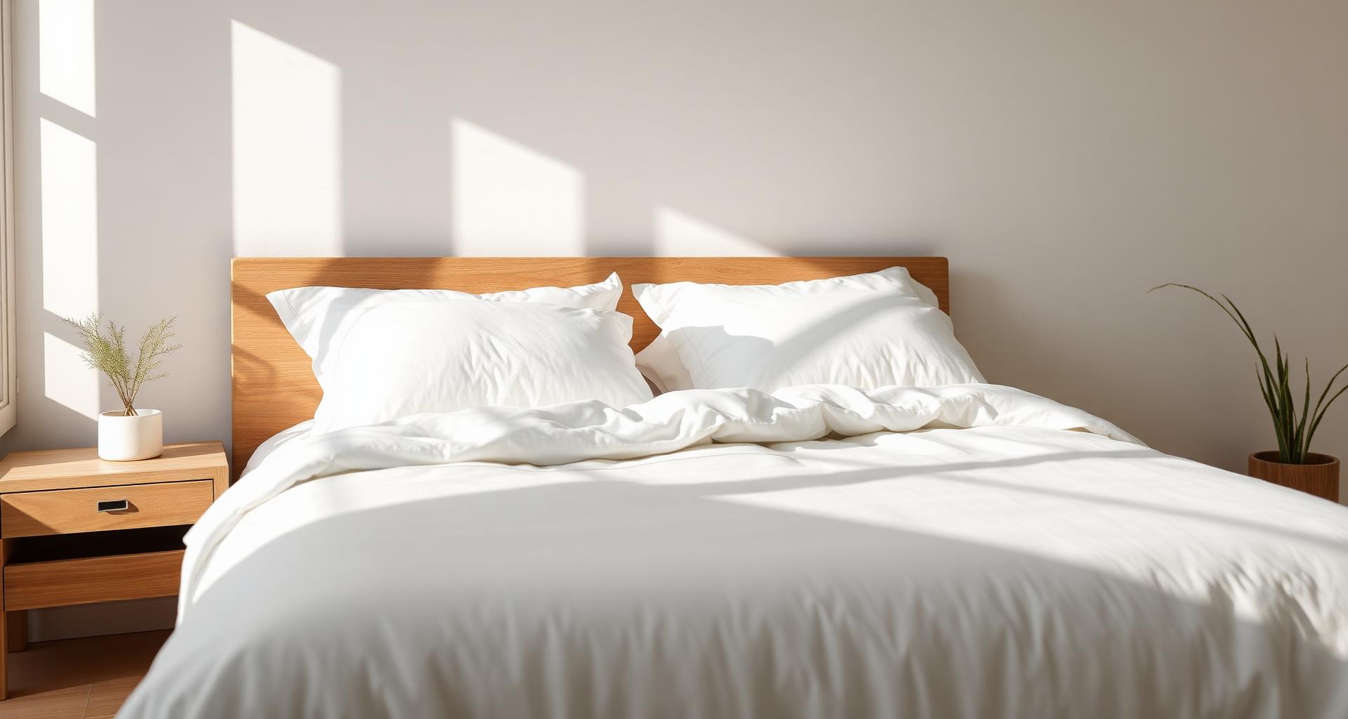 Prepared vacation rental bed